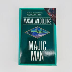 Majic Man, a hardcover book / novel by Max Allan Collins - Good Used Condition